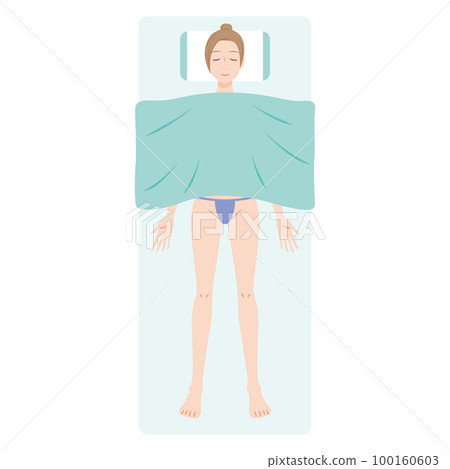 V-line脫毛治療期間的姿勢 100160603