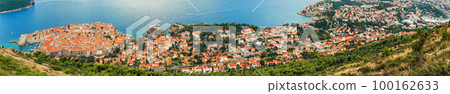 Dubrovnik Old and New City View from the Hill 100162633