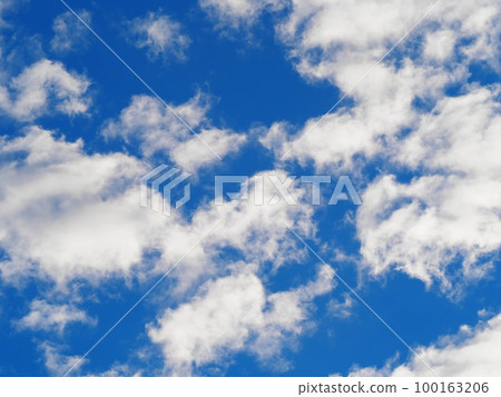 Pleasant sky pattern Blue sky and clouds Pleasant sky pattern Blue sky and clouds 100163206