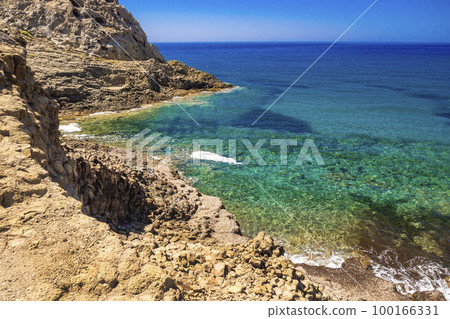 Columnar Jointing Structures Of Punta Baja, Cabo de Gata-Nijar Natural Park, Spain Columnar Jointing Structures Of Punta Baja, Cabo de Gata-Nijar Natural Park, Spain 100166331