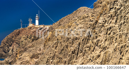 Columnar Jointing Structures Of Punta Baja, Cabo de Gata-Nijar Natural Park, Spain Columnar Jointing Structures Of Punta Baja, Cabo de Gata-Nijar Natural Park, Spain 100166647