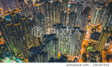 March 9 2022 Residential building at TKO district, Night view March 9 2022 Residential building at TKO district, Night view 100167542