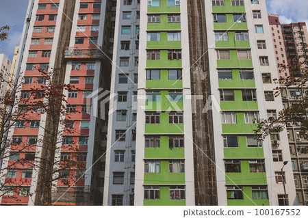 March 8 2023 the residential area at fortress hill, hk, March 8 2023 the residential area at fortress hill, hk, 100167552