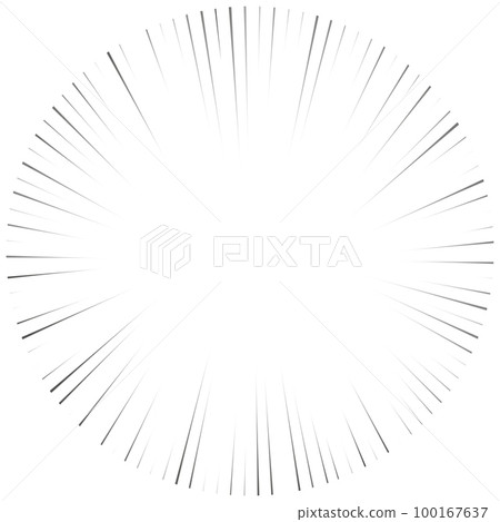 Manga radial action speed lines for comic effect. 100167637