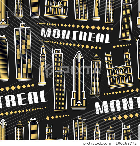 Vector Montreal Seamless Pattern Vector Montreal Seamless Pattern 100168772