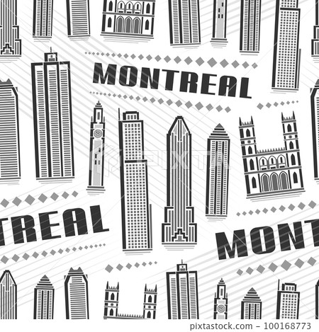 Vector Montreal Seamless Pattern Vector Montreal Seamless Pattern 100168773