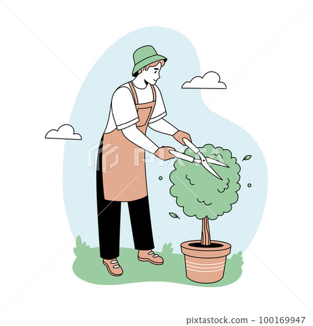 Spring gardening concept 100169947