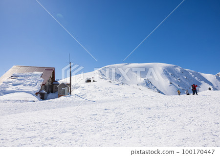 Winter scenery of Happo-one ski resort Winter scenery of Happo-one ski resort 100170447