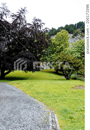 View of Aksla Park - Alesund, Norway 100171096