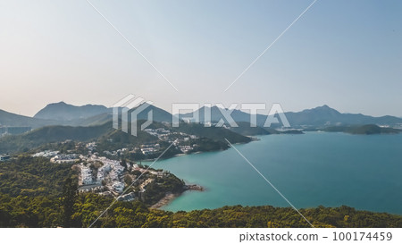 an villa district at Silverstrand Beach, hk, March 7 2023 an villa district at Silverstrand Beach, hk, March 7 2023 100174459
