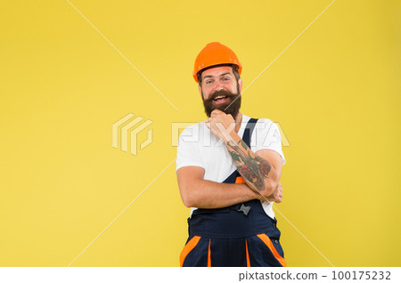 choose your occupation. our best quality. friendly electrician. engineer in uniform. man builder hardhat. keep head safe in helmet. building improvement and renovation. brutal painter ready to work choose your occupation. our best quality. friendly electrician. engineer in uniform. man builder hardhat. keep head safe in helmet. building improvement and renovation. brutal painter ready to work 100175232