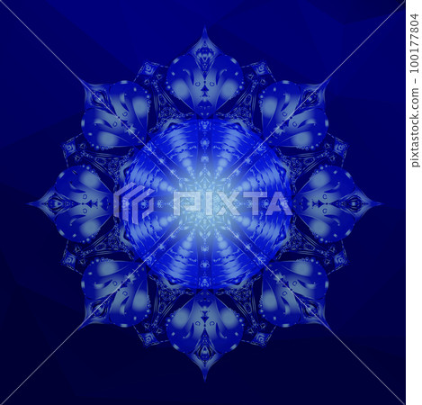 Abstract colorful mandala 100177804