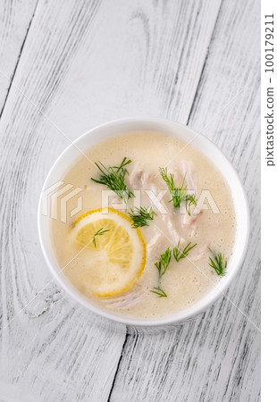 Portion of Avgolemono 100179211