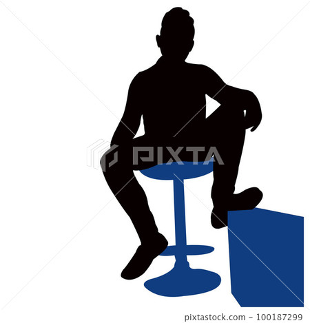a man body silhouette vector 100187299