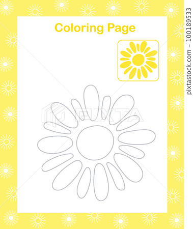 Sun simple outline cartoon coloring page vector illustration, nature environmental element printable educational or leisure game, activity worksheet for kids, teacher resources Sun simple outline cartoon coloring page vector illustration, nature environmental element printable educational or leisure game, activity worksheet for kids, teacher resources 100189533
