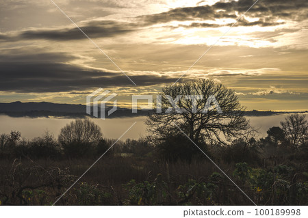 landscape of galicia landscape of galicia 100189998