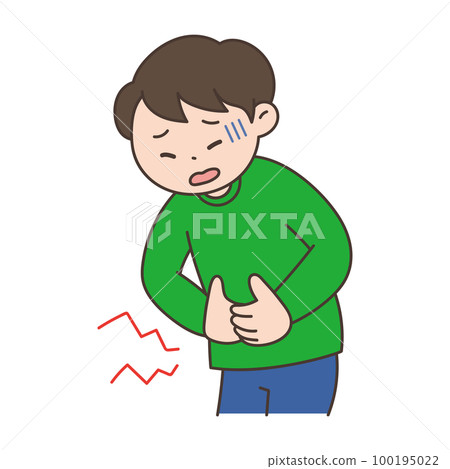 A stomachache male A stomachache male 100195022