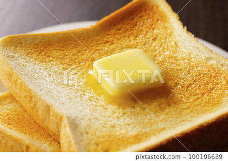Toast with butter Toast with butter 100196689