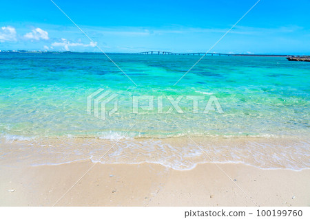 沖繩大橋和宮島海 100199760