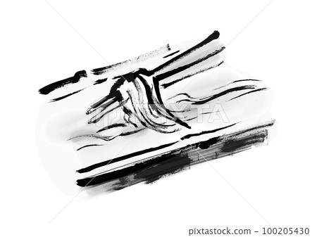 Nagashi 素面手繪毛筆插圖集 100205430