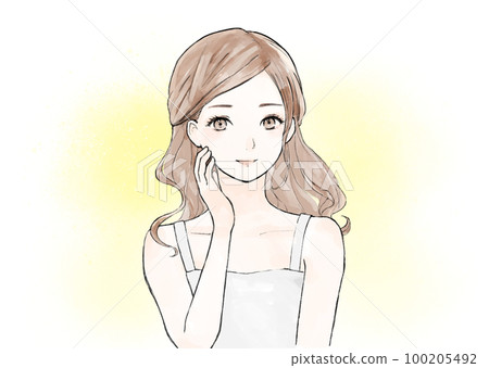 Female beauty image illustration 100205492