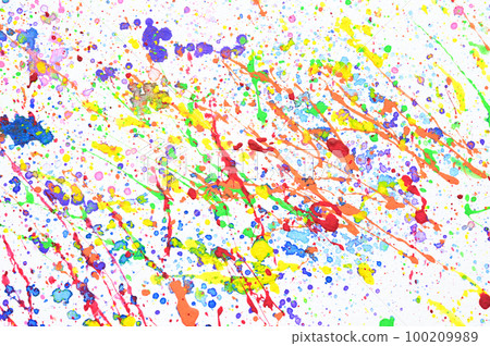 water colour splash on white paper, colorful art design water colour splash on white paper, colorful art design 100209989