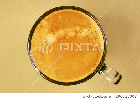 black coffe put on kraft paper, beverage in the morning black coffe put on kraft paper, beverage in the morning 100210008