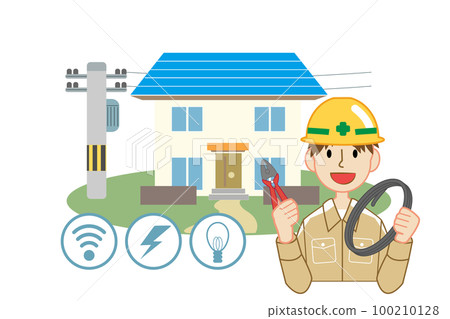 電氣工作房屋建築工人男性 100210128