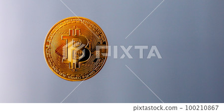 Virtual cryptocurrency Bitcoin . Investing in virtual assets 100210867
