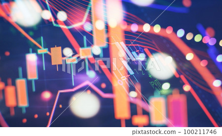 Indicators including volume analysis for professional technical analysis on the monitor of a computer. Indicators including volume analysis for professional technical analysis on the monitor of a computer. 100211746