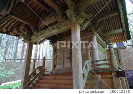 信州安曇野的賀茂神社，建於江戶時代 100212188