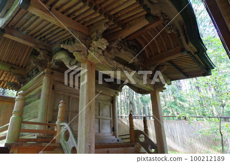 信州安曇野的賀茂神社，建於江戶時代 100212189