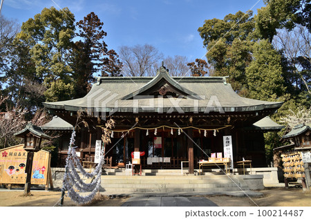 栃木縣佐野市天神町的發電地旭森天滿宮 100214487