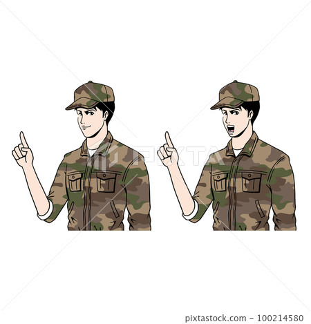 日本自衛隊人員講解 100214580