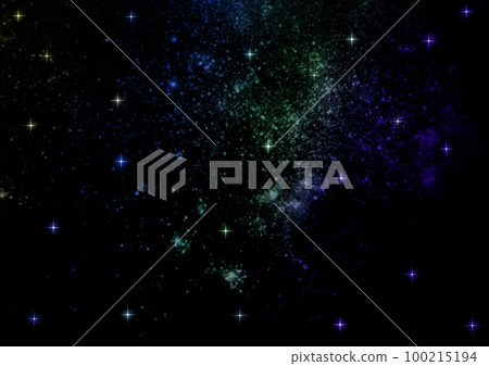 galaxy in a free space. 3D rendering galaxy in a free space. 3D rendering 100215194