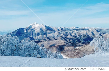 Bandai mountain in winter Bandai mountain in winter 100215689