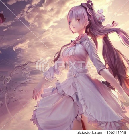 AI generation, fantastic beautiful girl 100215936