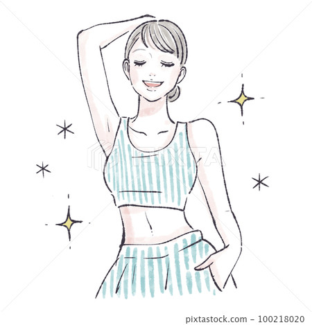 Armpit/Armpit hair/Waste hair/Waste hair treatment/Esthetic/Woman stomach/Intestinal activity/Before/After/Aunt body shape/Aging/ Armpit/Armpit hair/Waste hair/Waste hair treatment/Esthetic/Woman stomach/Intestinal activity/Before/After/Aunt body shape/Aging/ 100218020