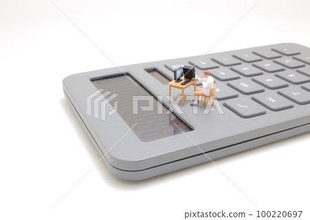 Working From Home, the mini figure is working Working From Home, the mini figure is working 100220697