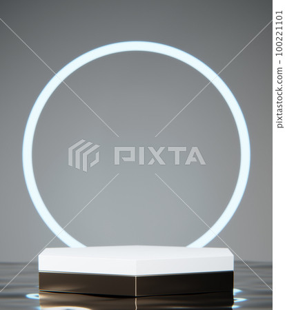 Roman podium white for cosmetic product on background granite white. Roman podium white for cosmetic product on background granite white. 100221101