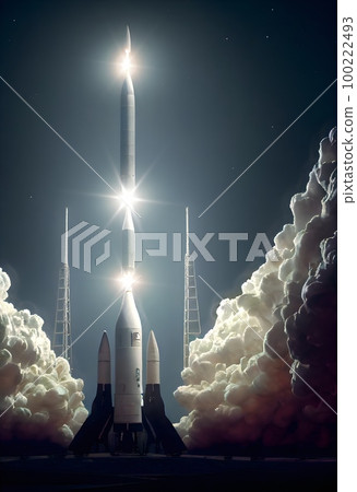 launch, rocket, spaceship 100222493