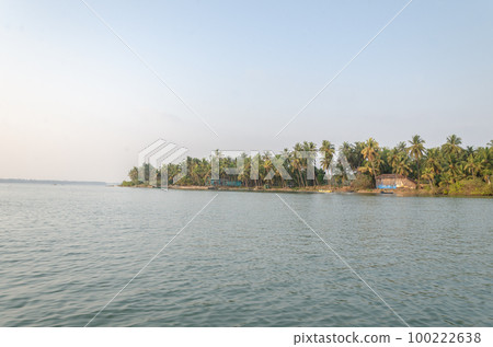 Backwaters of Kemmanu delta Backwaters of Kemmanu delta 100222638