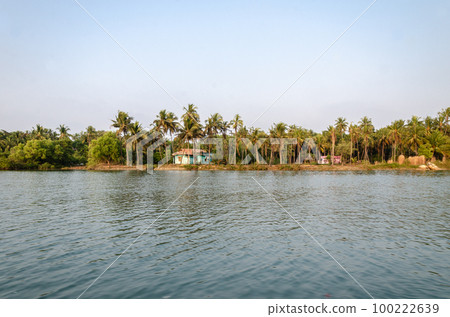 Backwaters of Kemmanu delta Backwaters of Kemmanu delta 100222639