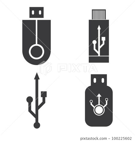 USB data transfer logo USB data transfer logo 100225602