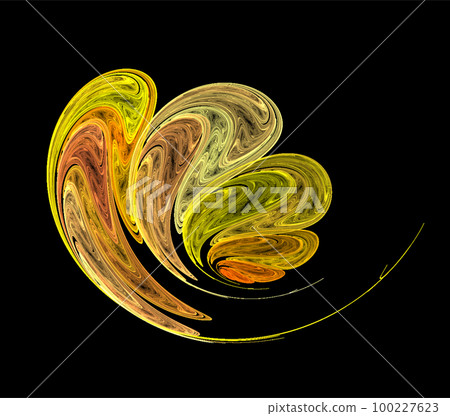 yellow and orange abstract background, color digital graphics, design 100227623
