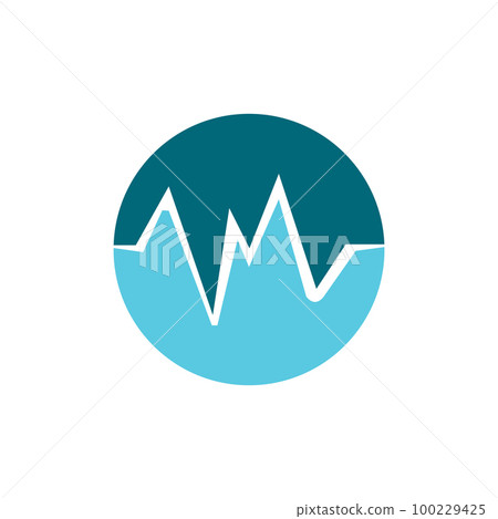 sound wave logo 100229425