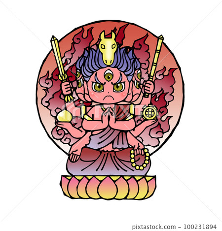 horse head kannon bodhisattva horse head kannon bodhisattva 100231894