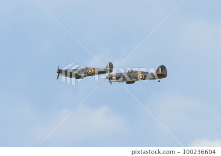 Royal Air Force Spitfire and Hurricane fighters Royal Air Force Spitfire and Hurricane fighters 100236604