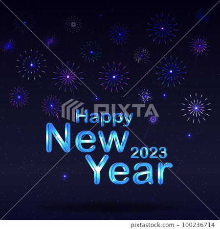new year celebration event with 2023 years design 100236714