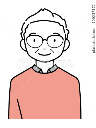Smiling middle-aged man upper body 100237172